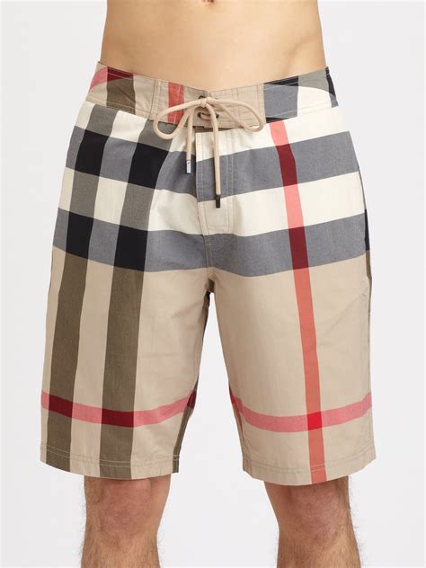 burberry check pants mens|Burberry swimsuit men.